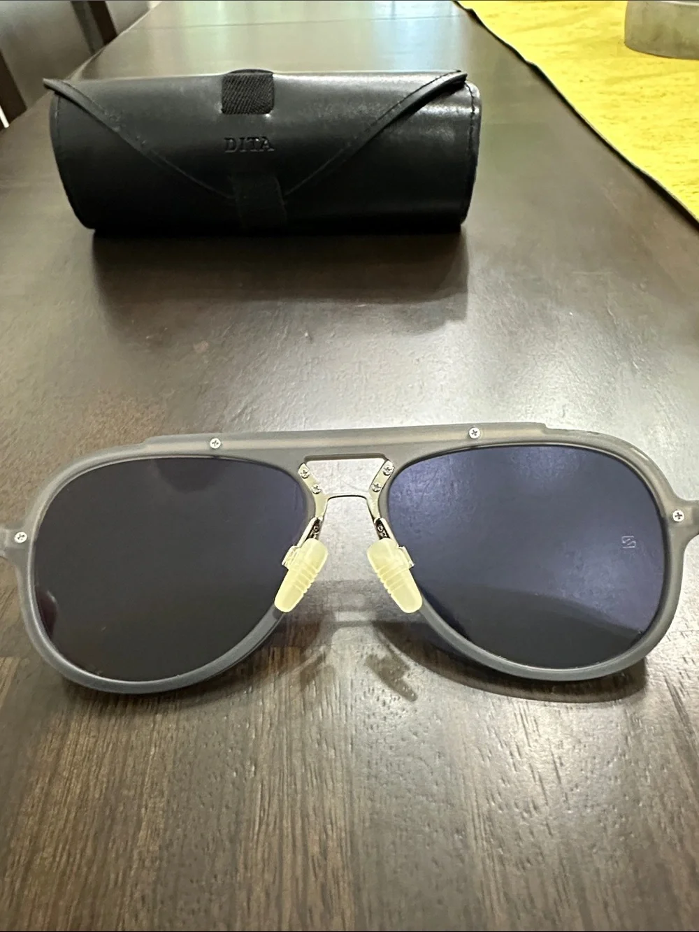 DITA Flight.006 Sunglasses - Smoke Cristal/ Matte Grey And Titanium
